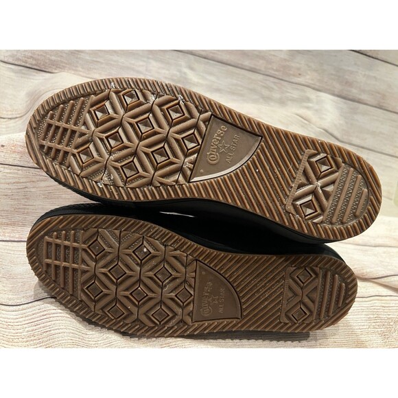 RARE🔥Converse Chuck Taylor All Star Waterproof Nubuck Sneaker Black Men's 9.5 - Picture 5 of 8